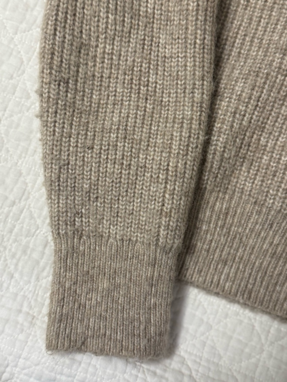 Mango Ribbed Button-Collar Knit Sweater - Picture 3 of 6